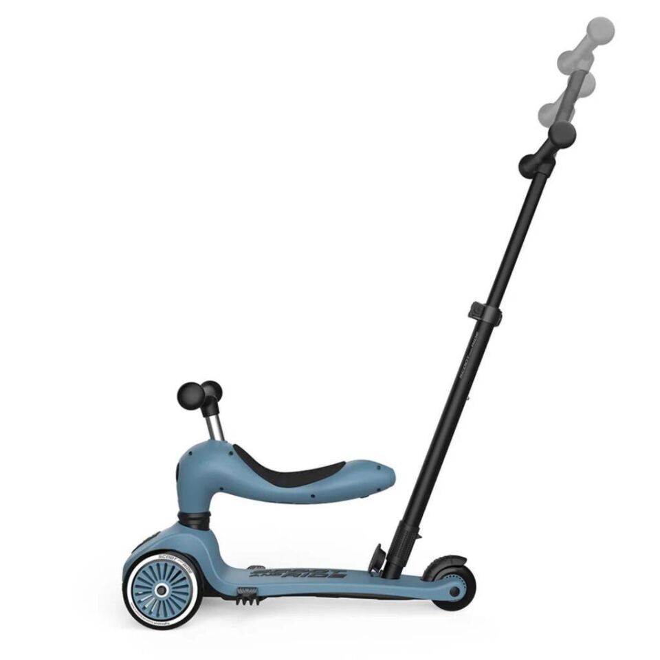 Scoot and Ride Push and Go Ebeveyn Kontrollü Çocuk Scooter Steel