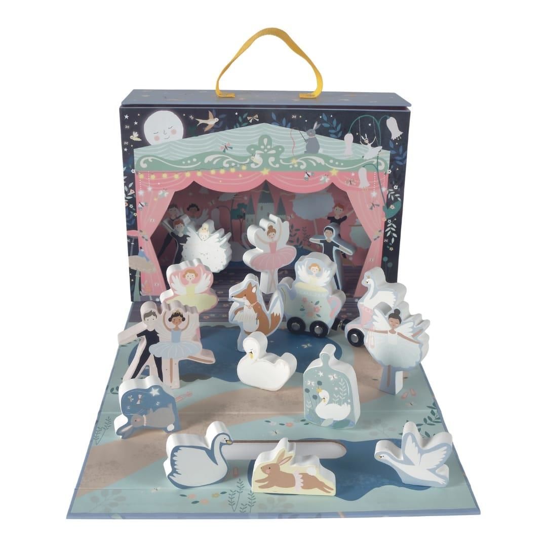 FLOSS & ROCK Ahşap Figürlü Oyun Kutuları / Enchanted