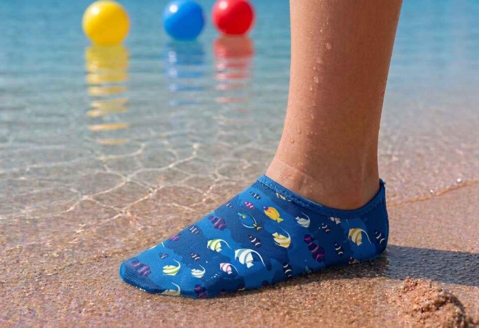 GrippToes Kaymaz Damla Tabanlı Deniz&Havuz Çorabı  R1