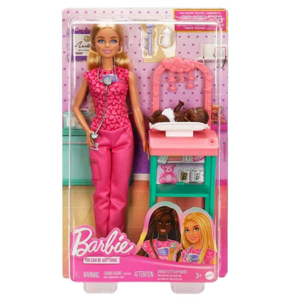Barbie Bakım Temalı Kariyer Oyun Setleri JCR72