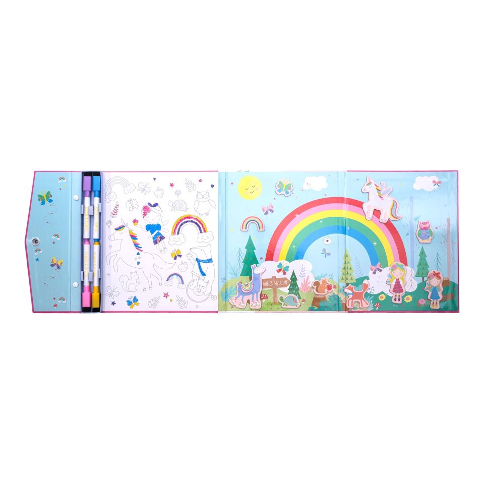 FLOSS & ROCK Mıknatıslı Çoklu Oyun Seti / Rainbow Fairy