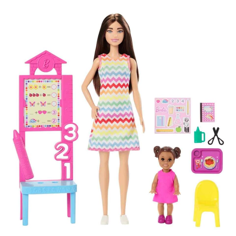 Barbie Kariyer Oyun Seti Öğretmen Bebek JCR76