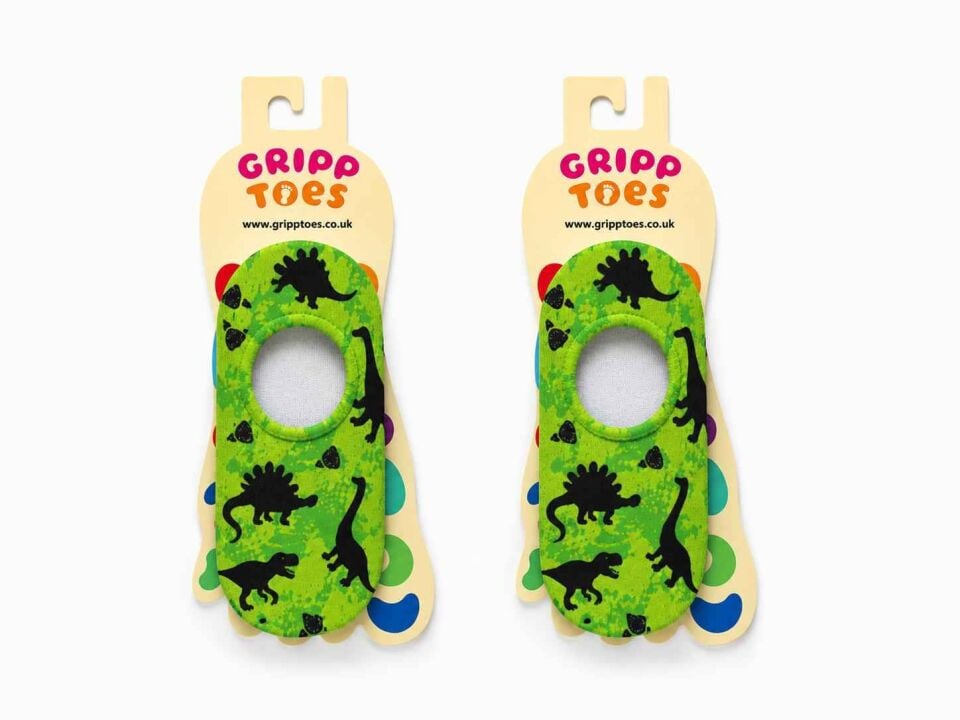 GrippToes Kaymaz Damla Tabanlı Deniz&Havuz Çorabı  S2 Çok Renkli - 30-32
