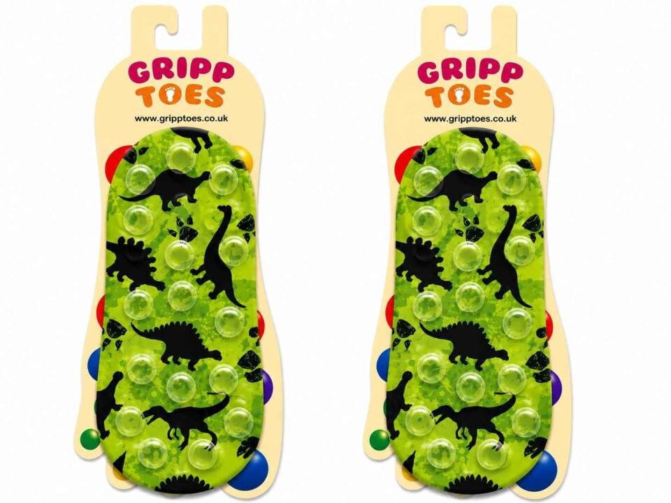 GrippToes Kaymaz Damla Tabanlı Deniz&Havuz Çorabı  S2 Çok Renkli