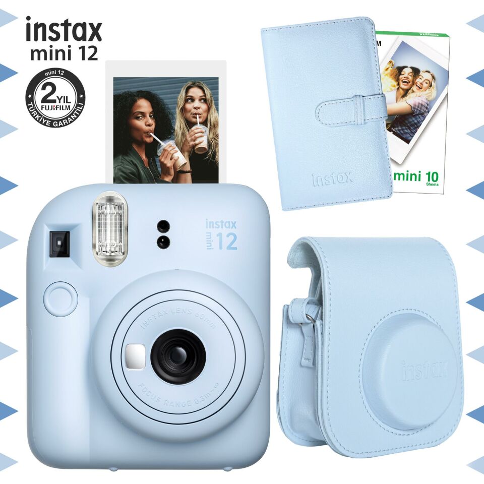 İnstax Mini 12 Bundle Box Mavi