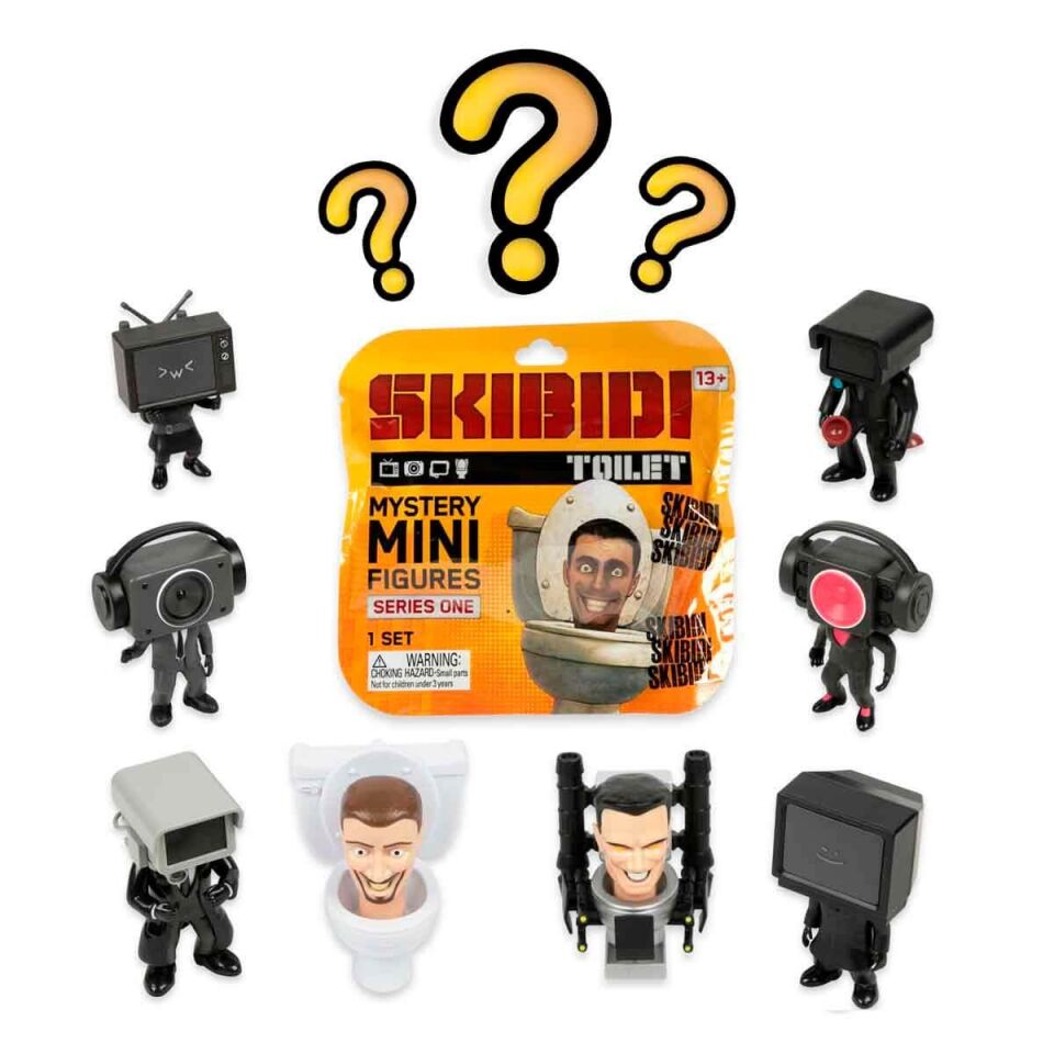Skibidi Toilet Mini Figür Sürpriz Paket Seri 1   KBD01000