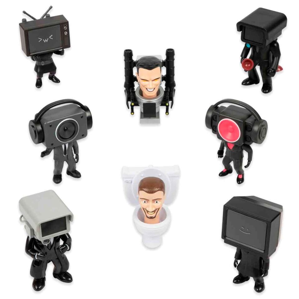 Skibidi Toilet Mini Figür Sürpriz Paket Seri 1   KBD01000