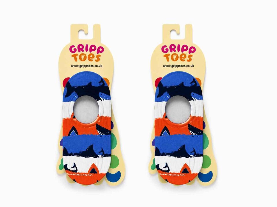 GrippToes Kaymaz Damla Tabanlı Deniz&Havuz Çorabı  T1
