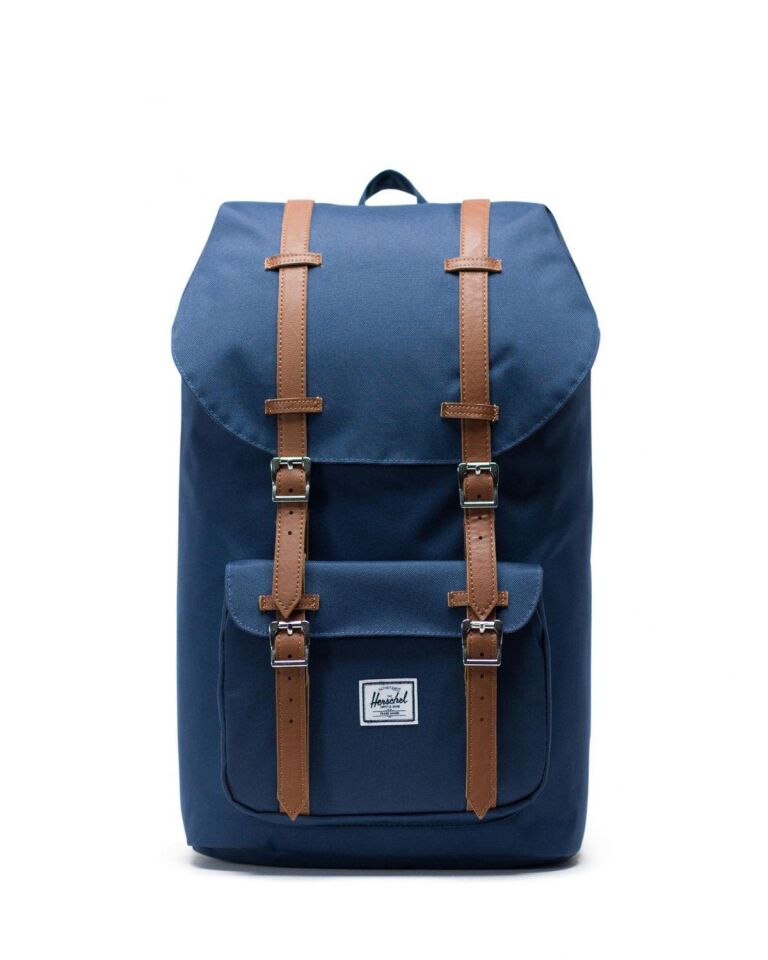 Herschel Little America Navy/Tan Synthetic Leather