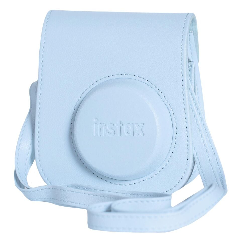 Instax Mini 12 Deri Çanta Mavi