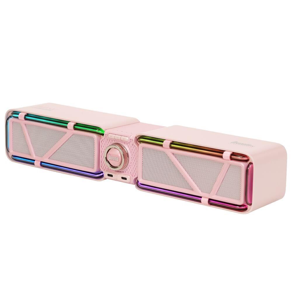 Divoom D-base 30W Masaüstü Bluetooth Gaming Hoparlör Pembe
