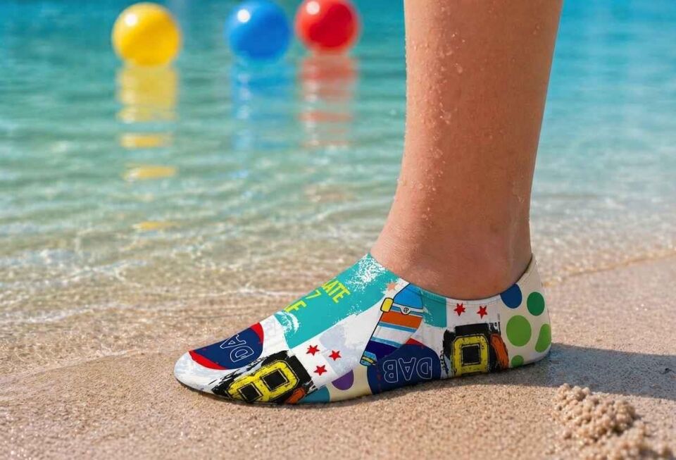 GrippToes Kaymaz Damla Tabanlı Deniz&Havuz Çorabı  U1