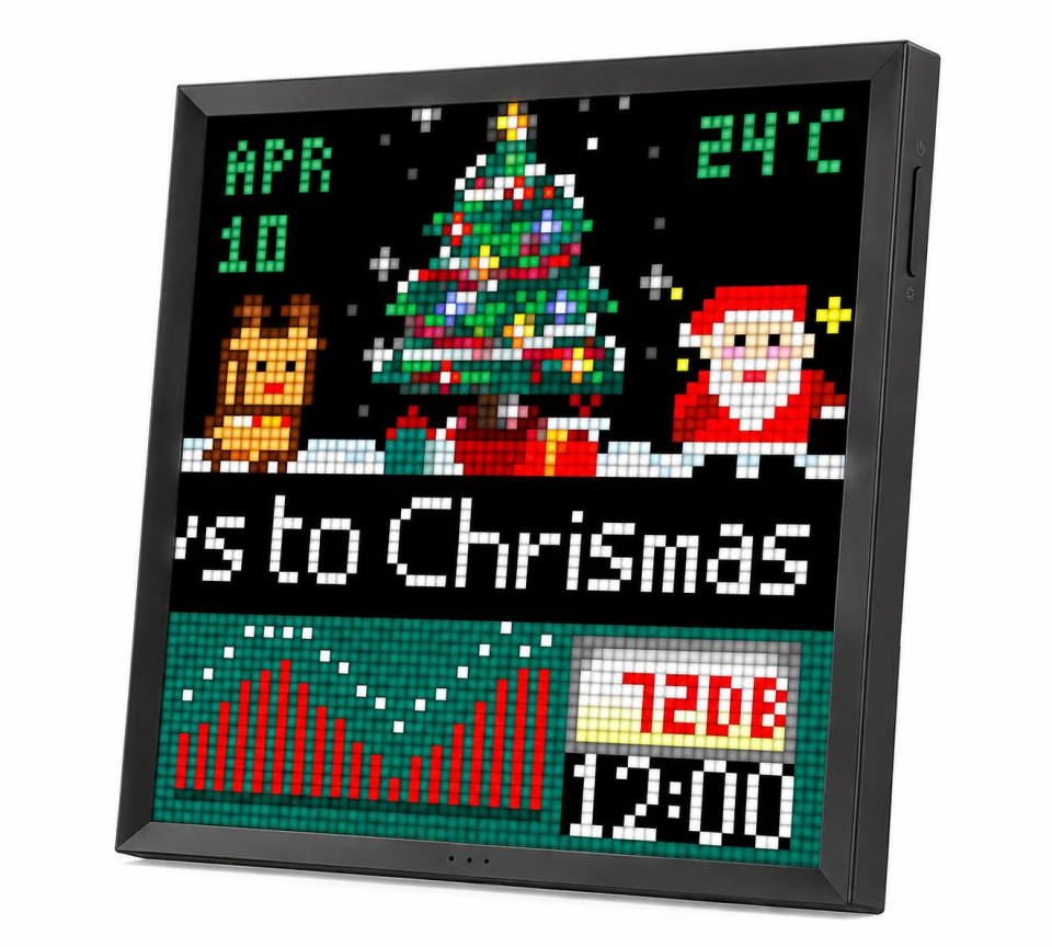 Divoom Pixoo 64 II Large Pixel Art Ekran Siyah