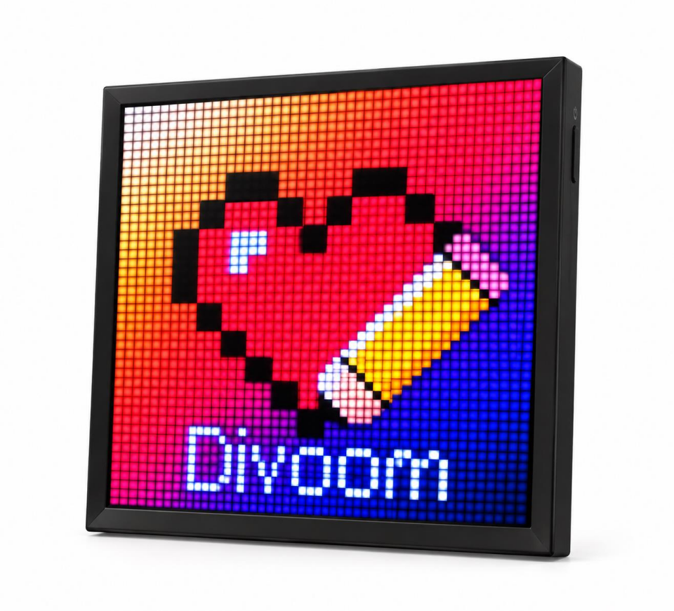 Divoom Pixoo 64 II Large Pixel Art Ekran Siyah