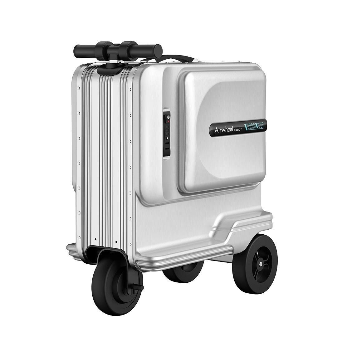 AirWheel SE3T  Elektrikli Binilebilir Schooter Valiz Gümüş
