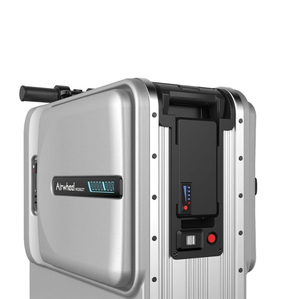 AirWheel SE3T  Elektrikli Binilebilir Schooter Valiz Gümüş
