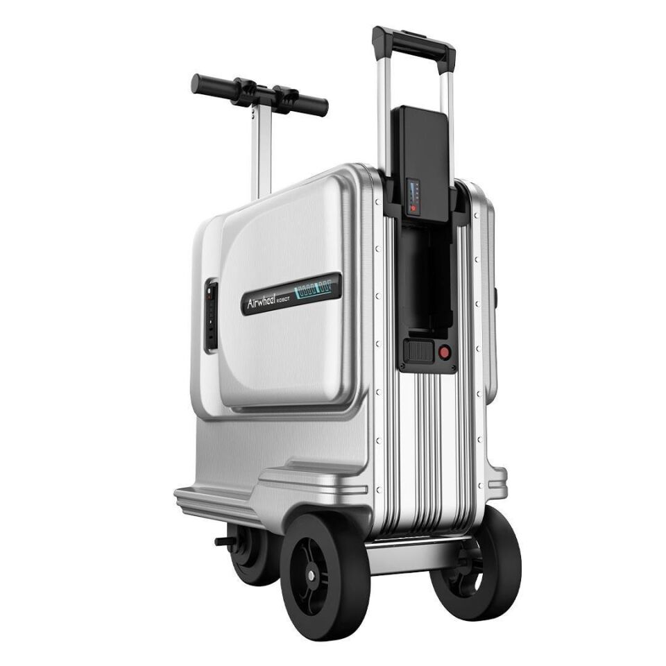 AirWheel SE3T  Elektrikli Binilebilir Schooter Valiz Gümüş