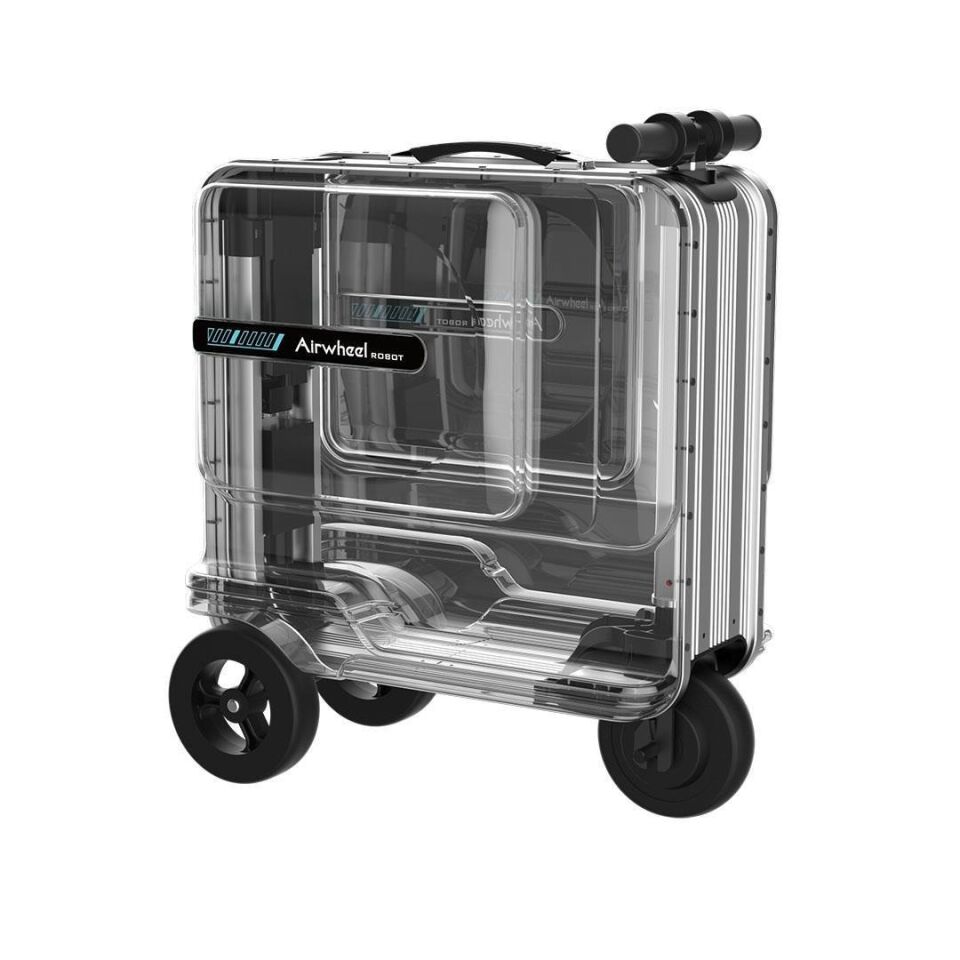AirWheel SE3T  Elektrikli Binilebilir Schooter Valiz Gümüş