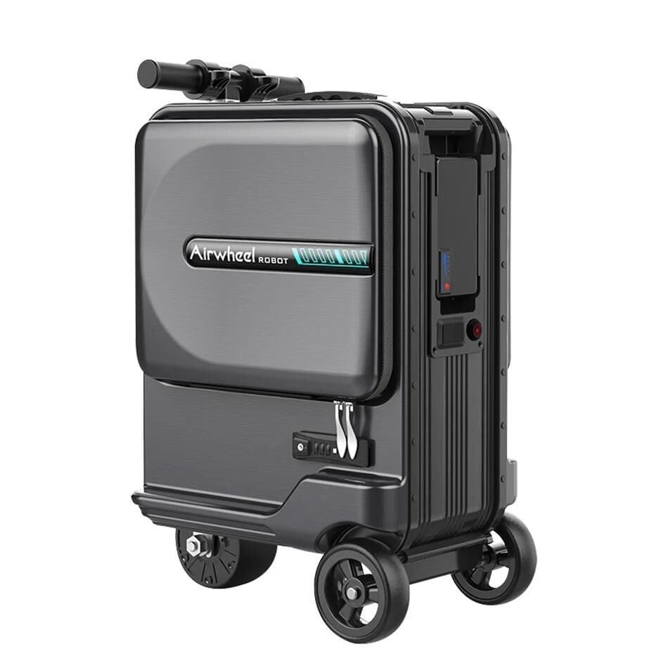 Airwheel SE3 Minit Elektirikli Binilebilir Schooter Valiz Siyah