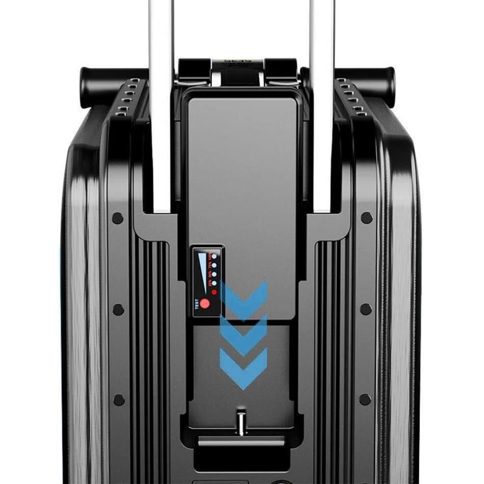 Airwheel SE3 Minit Elektirikli Binilebilir Schooter Valiz Siyah