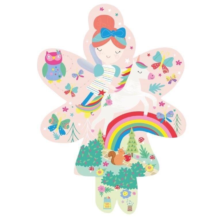 FLOSS & ROCK 20 Parça Peri Şekilli Yap-Boz Rainbow Fairy