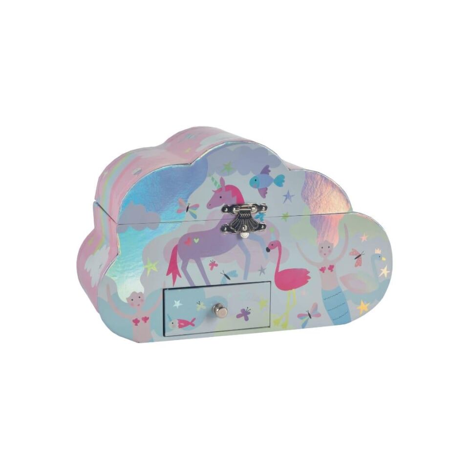 Floss & Rock Müzikli Bulut Şekilli Mücevher Kutusu Fantasy