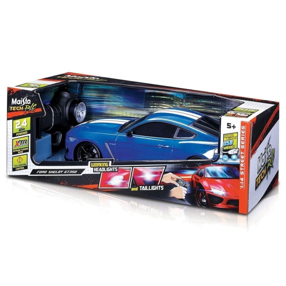 Maisto Ford Shelby GT350 R/C Kumandalı  USB Şarjlı 1/14 MAY8283