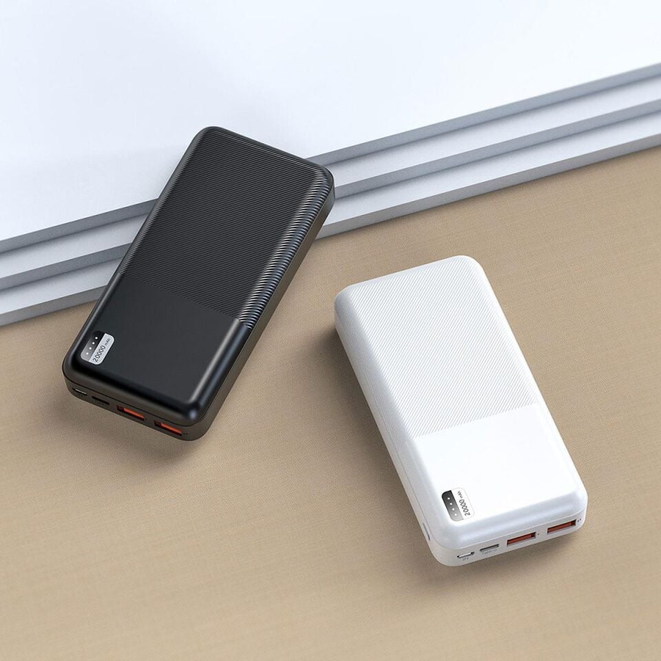 Xipin PX722 Hızlı Şarj Özellikli - LED Işık Göstergeli - Dual USB - Taşınabilir Powerbank 20000 mAh