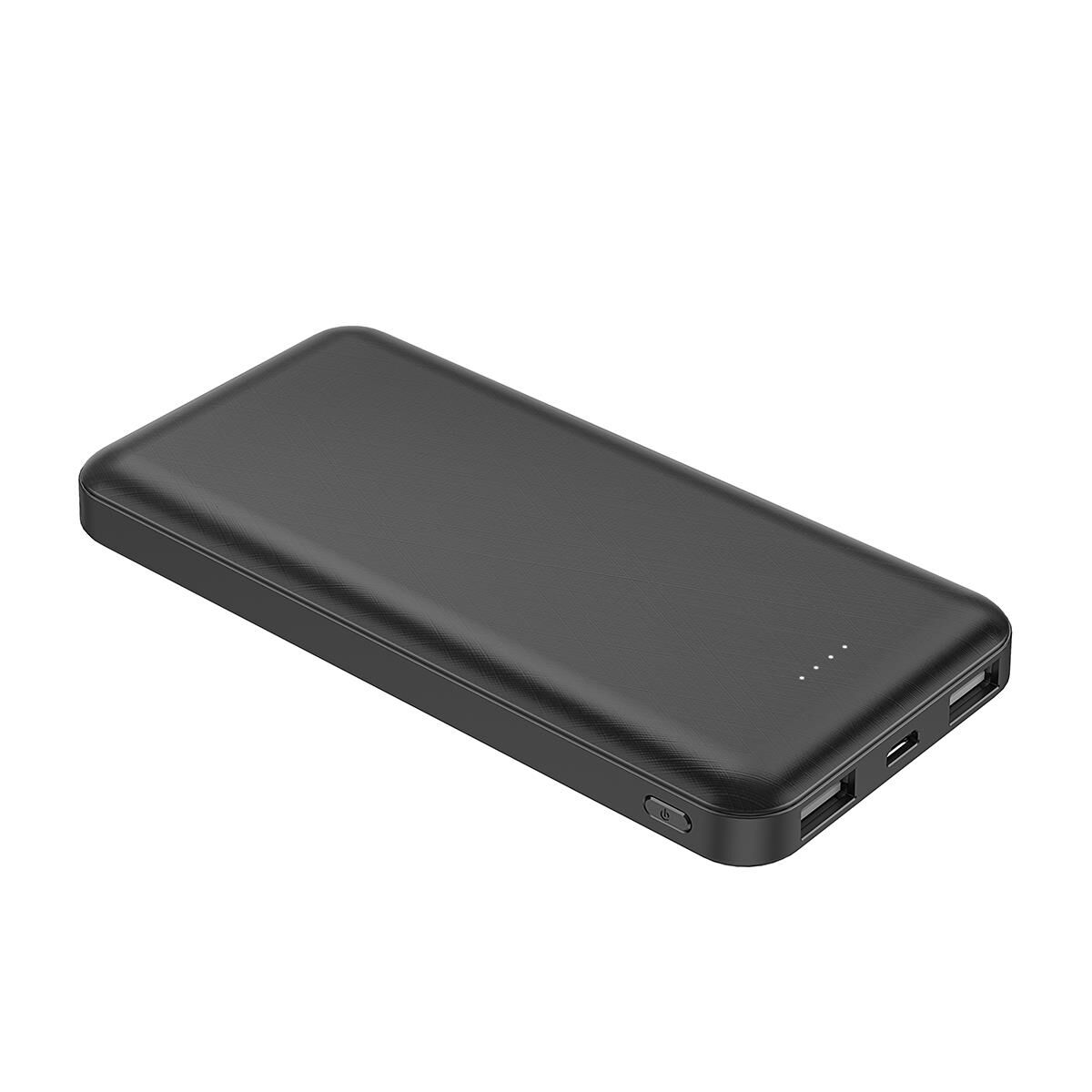 Xipin PX102 Hızlı Şarj Özellikli - LED Göstergeli - Dual USB - Taşınabilir Akıllı Powerbank 10000 mAh Siyah