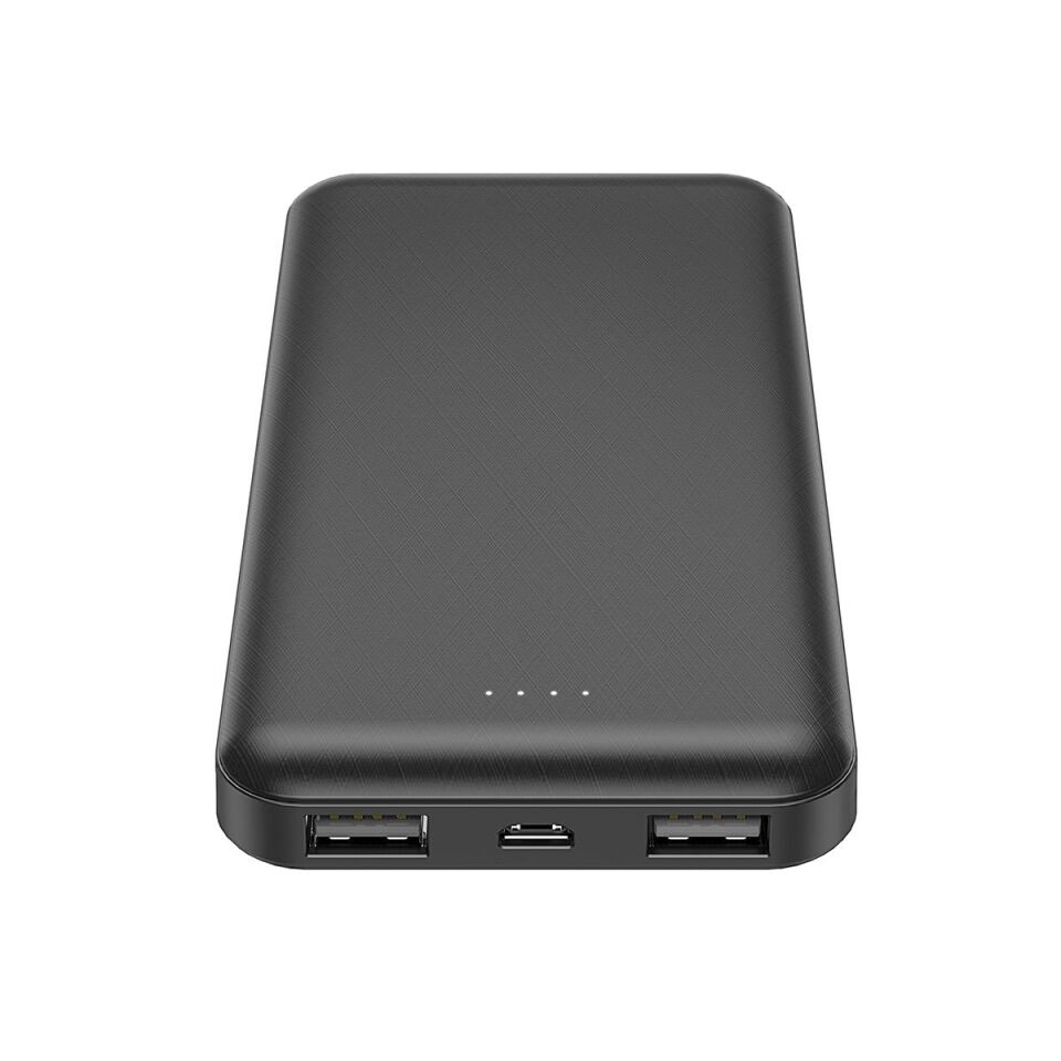 Xipin PX102 Hızlı Şarj Özellikli - LED Göstergeli - Dual USB - Taşınabilir Akıllı Powerbank 10000 mAh Siyah