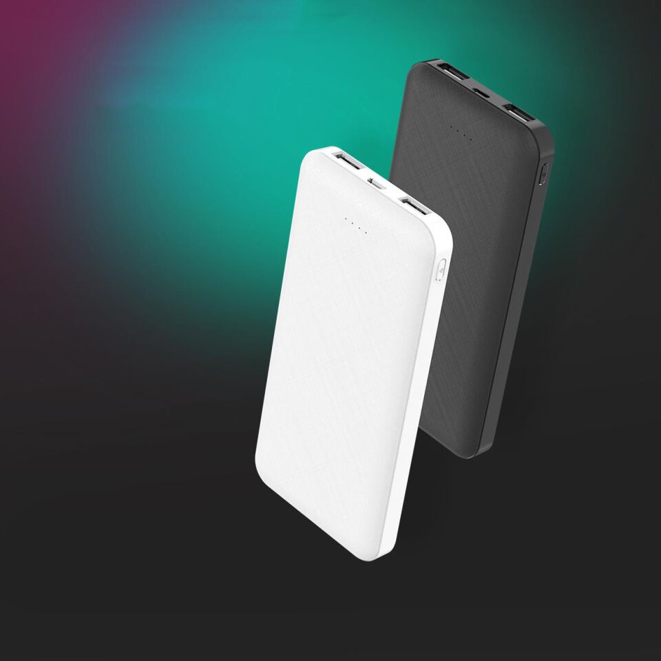 Xipin PX102 Hızlı Şarj Özellikli - LED Göstergeli - Dual USB - Taşınabilir Akıllı Powerbank 10000 mAh Beyaz