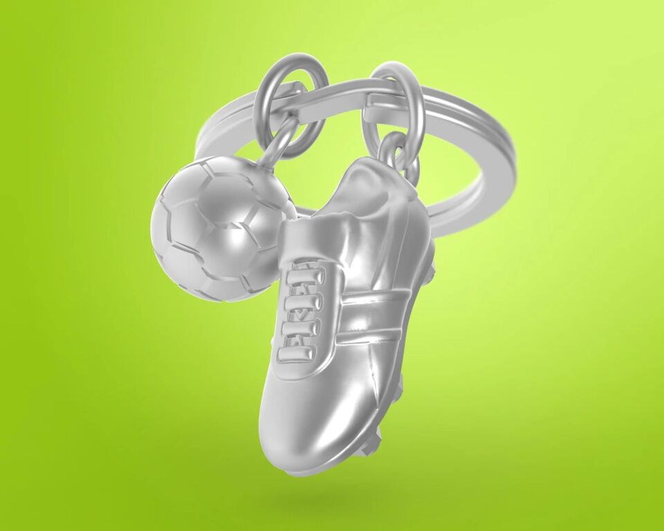 MetalMorphose Futbol Anahtarlık