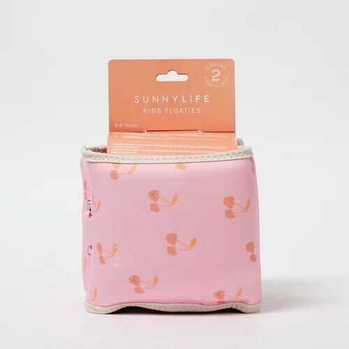 Sunnylife  Çocuk Yüzme Şişme Kolluğu Kiraz  19-30KG Pembe
