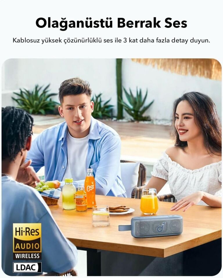 Anker Soundcore Motion 100 Taşınabilir Bluetooth Hoparlör Mavi