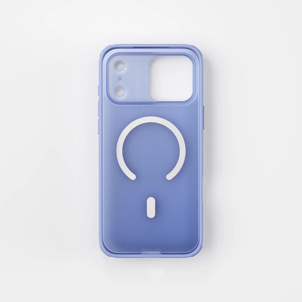 Njoyny Frosted iPhone 18 Pro MagSafe Kılıf Beyaz
