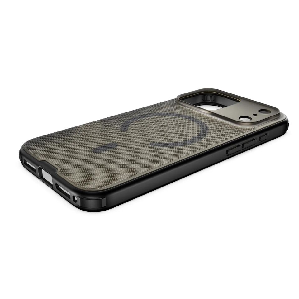 Njoyny Frosted iPhone 18 Pro MagSafe Kılıf Siyah