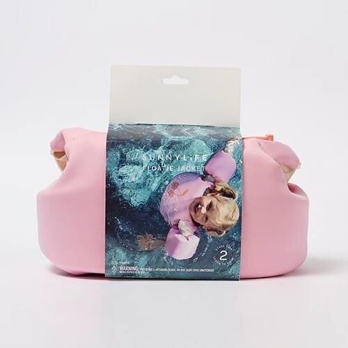 Sunnylife - Çocuk Yüzme Kolluklu Can Yeleği 19-30 KG Pembe