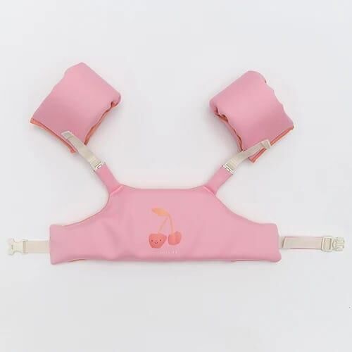 Sunnylife - Çocuk Yüzme Kolluklu Can Yeleği 19-30 KG Pembe