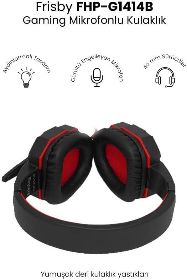 Frisby Gaming FHP-G1414B Mikrofonlu Kulaklık 3.5mm + USB