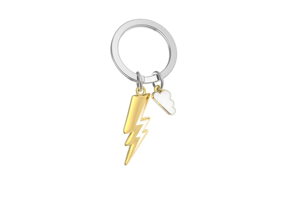 Metalmorphose Şimşek Bulut Anahtarlık