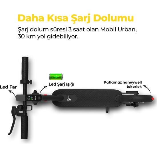 Mobil Urban Elektrikli Scooter Siyah