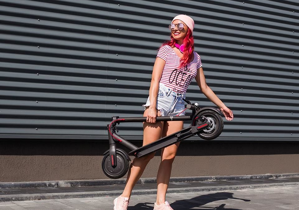 Mobil Urban Elektrikli Scooter Siyah