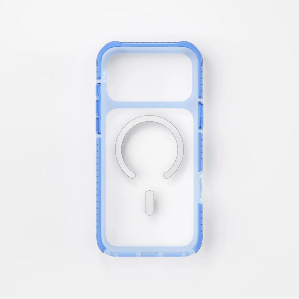 Njoyny Combat TripleLayered iPhone 18 Pro MagSafe Kılıf Mavi