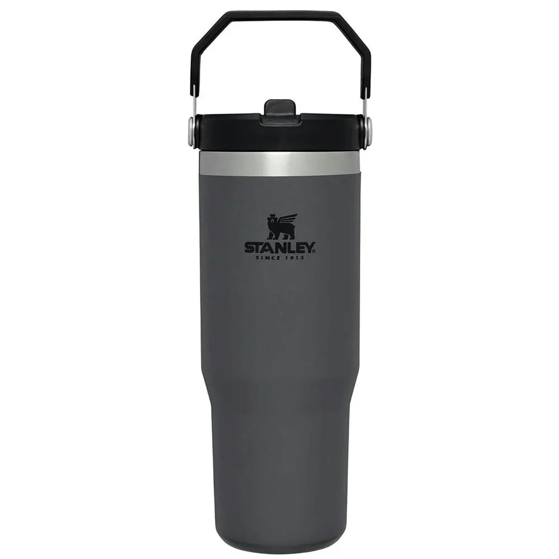 Stanley The Iceflow Flip Straw Pipetli Termos Bardak 0.89 L Krem