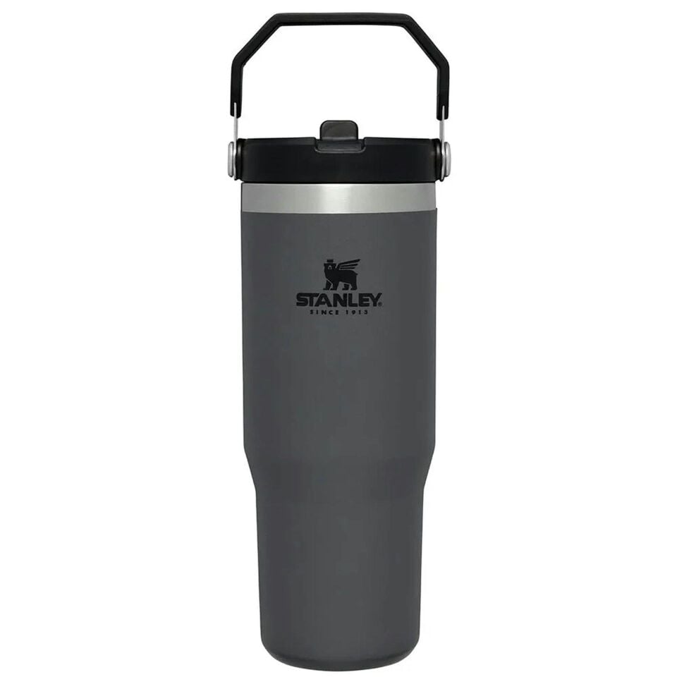 Stanley The Iceflow Flip Straw Pipetli Termos Bardak 0.89 L Krem