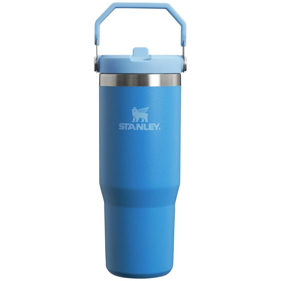 Stanley The Iceflow Flip Straw Pipetli Termos Bardak 0.89 L Mavi