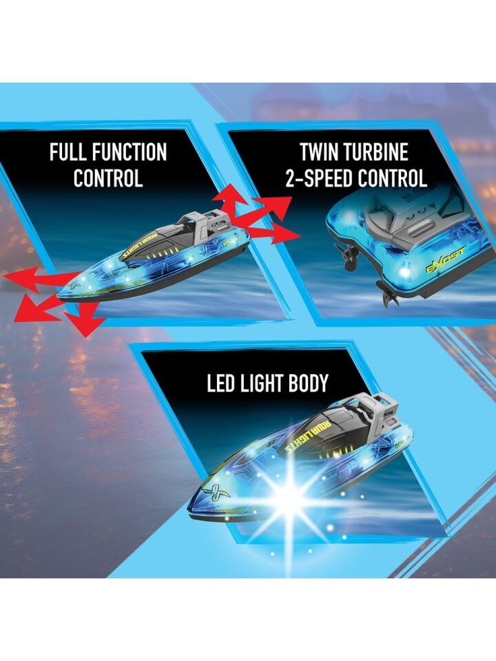 Silverlit Exost Aqua Lights Uzaktan Kumandalı 1 18 Sürat Teknesi