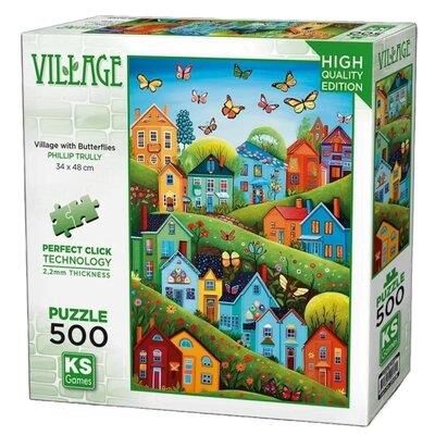 Ks Games Puzzle  Tith Butterflies 500 Parça