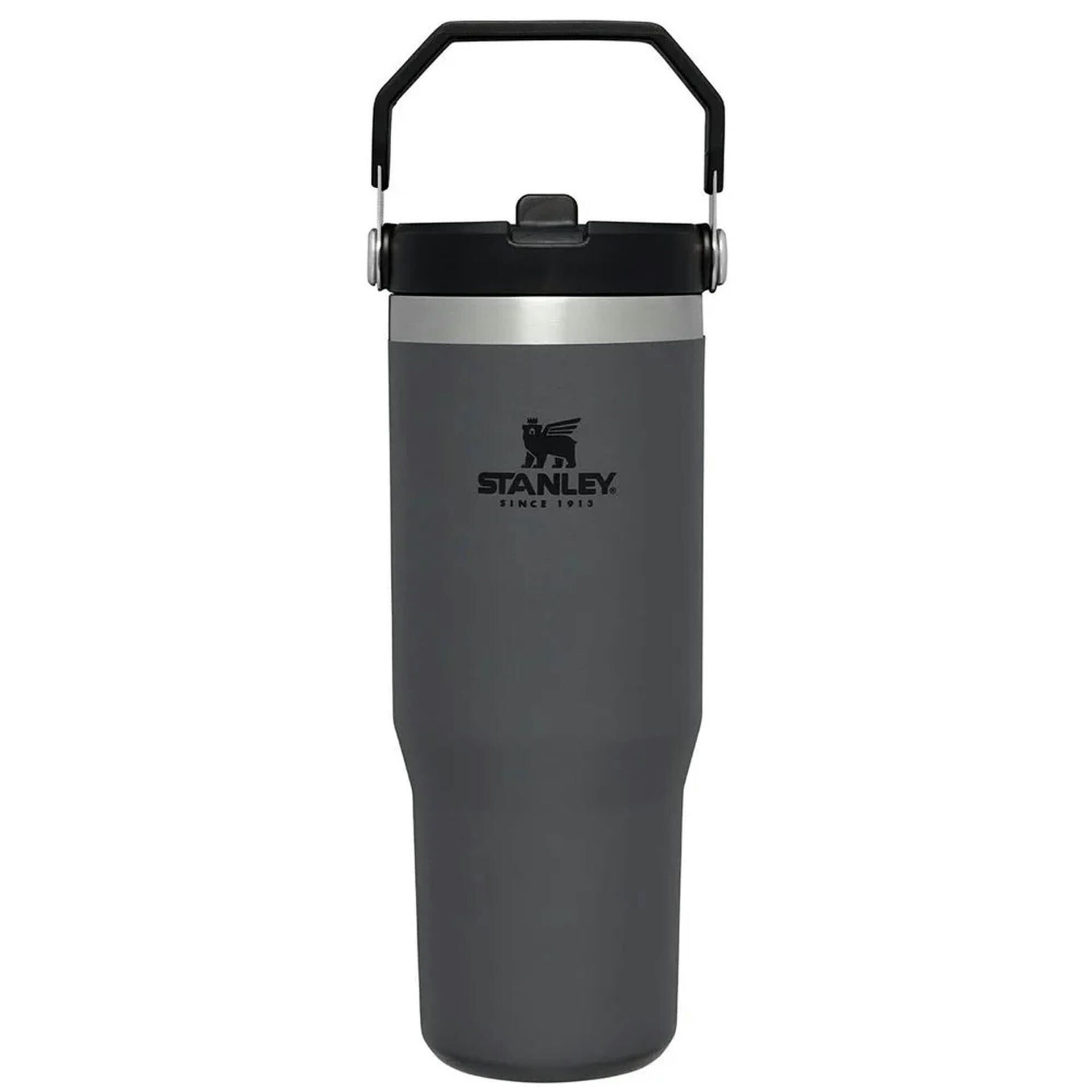 Stanley The Iceflow Flip Straw Pipetli Termos Bardak 0.89 L Füme