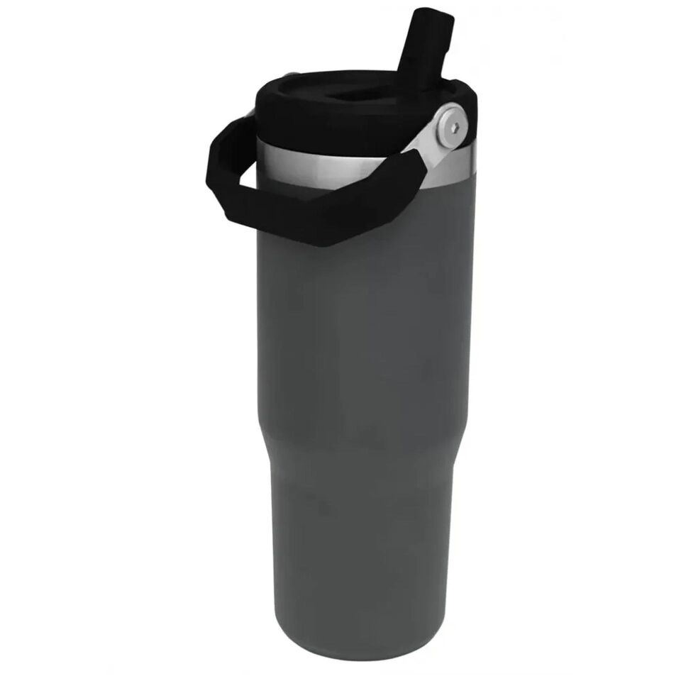 Stanley The Iceflow Flip Straw Pipetli Termos Bardak 0.89 L Füme